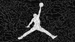 basketball silhouette artwork Sport Michael Jordan logo