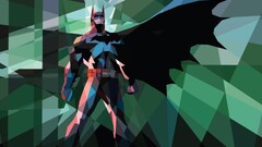 Batman artwork dc comics comics low poly