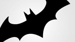 Batman dc comics silhouette monochrome