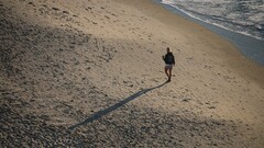 beach outdoors walking