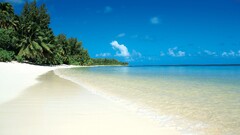 beach sand nature landscape tropical Sea
