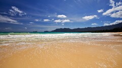 beach sand Sea nature sky