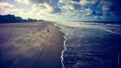 beach Sea sand sky clouds landscape
