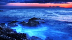 beach Sea sky nature