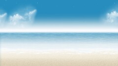 beach sky nature blue