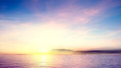 beach sky water sunlight nature