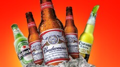 beer budweiser heineken corona alcohol gradient bottles