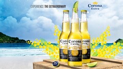 beer corona beach alcohol bottles