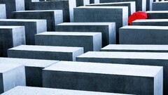 Berlin memorial umbrella