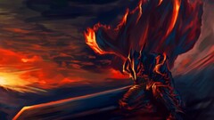 berserk Guts artwork fantasy art sword