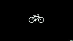 bicycle Simple Background Minimalism vehicle black background