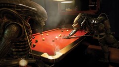 billards Cigarettes alien vs predator xenomorph smoking cgi beer