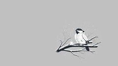 Birds jacket Minimalism Animals branch