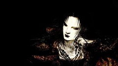 black artwork dark dark fantasy Yoshitaka Amano