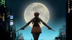 black lagoon Revy Anime moon