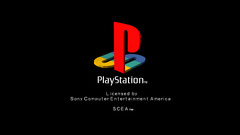 black logo video games 1990s playstation