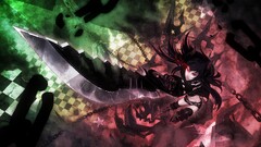 black rock shooter anime girls Anime Black Gold Saw