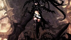 black rock shooter anime girls Anime dark hair