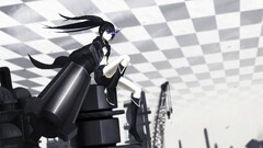 black rock shooter anime girls Anime low-angle
