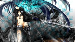 black rock shooter anime girls Anime