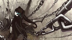 black rock shooter kuroi mato anime girls Anime