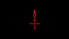 black Simple Background fate stay night Minimalism red
