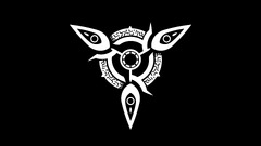 black Simple Background monochrome symmetry