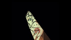 black Women artwork face horror green eyes Minimalism