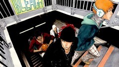bleach basketball Abarai Renji kurosaki ichigo stairs climbing