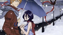 bleach kuchiki rukia Anime kurosaki ichigo umbrella butterfly