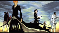 bleach kuchiki rukia kurosaki ichigo Ishida Uryu Abarai Renji