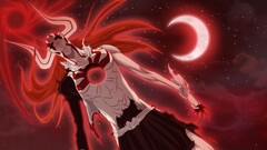 bleach kurosaki ichigo hollow clouds moon Vasto Lorde Anime