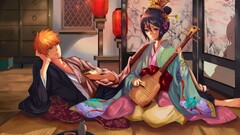 bleach kurosaki ichigo kuchiki rukia Anime anime boys