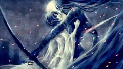 bleach kurosaki ichigo kuchiki rukia NanFe mugetsu petals sword