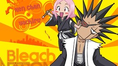 bleach Kusajishi Yachiru Zaraki Kenpachi Chibi Anime