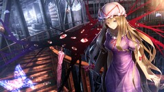 blonde yakumo yukari anime girls Anime