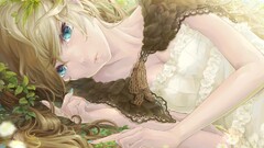 blue eyes blonde original characters Anime anime girls