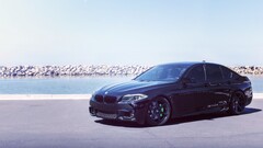 BMW Car vehicle black cars BMW F10 BMW 5 Series