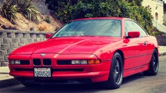 BMW Car vehicle red cars pop-up headlights BMW 8 Series BMW E31