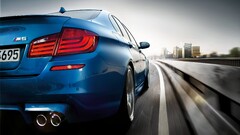 bmw m5 Car blue cars BMW 5 Series BMW F10