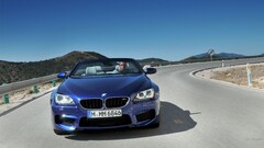 bmw m6 convertible Car blue cars frontal view BMW F12/F13/F06