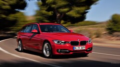 BMW road red cars vehicle BMW 3 Series BMW F30