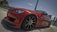 BMW vehicle red cars BMW E92 BMW 3 Series Car