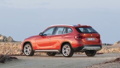 BMW X1 BMW red cars vehicle Car