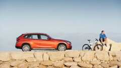 BMW X1 Car red cars bicycle Men BMW vehicle