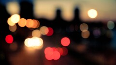 bokeh lights blurred