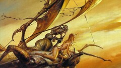 Boris Vallejo fantasy art fantasy girl creature artwork