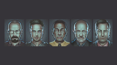 Breaking Bad Jessie Pinkman walter white Gustavo Fring collage