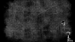 Bricks artwork monochrome texture