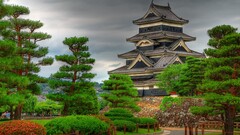 building asian architecture Japan Matsumoto Castle